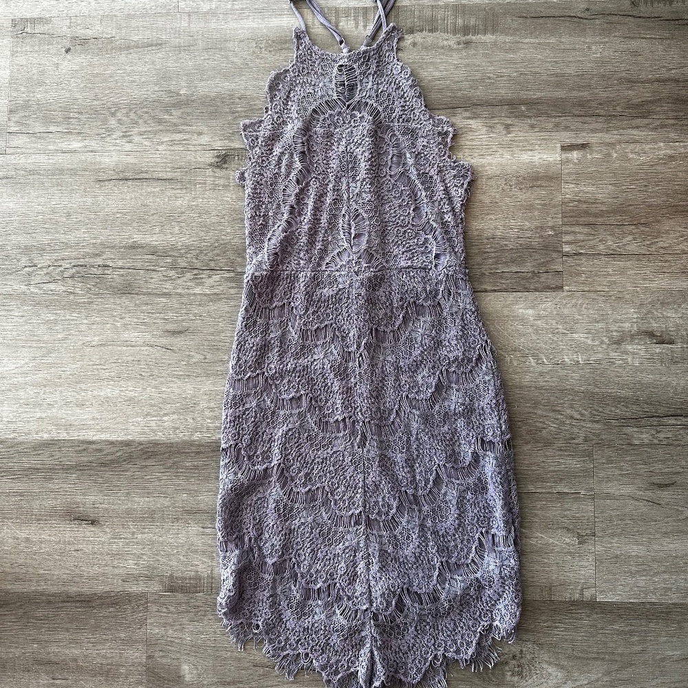 Free People lace purple dress size XS